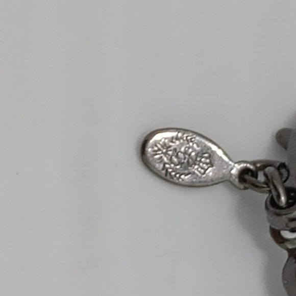 Premier Designs Black Beaded Floral Statement Necklace w/ Detachable Brooch - Picture 14 of 16